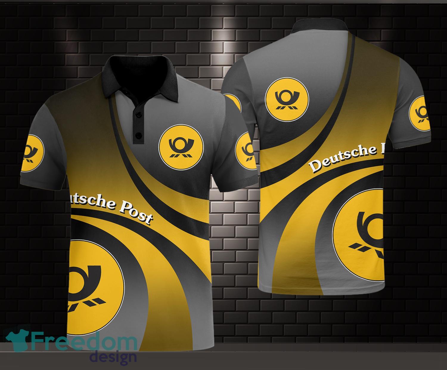 3d All Over Printed Deutsche Post 3D Polo Shirt For Sport Fans Product Photo 1