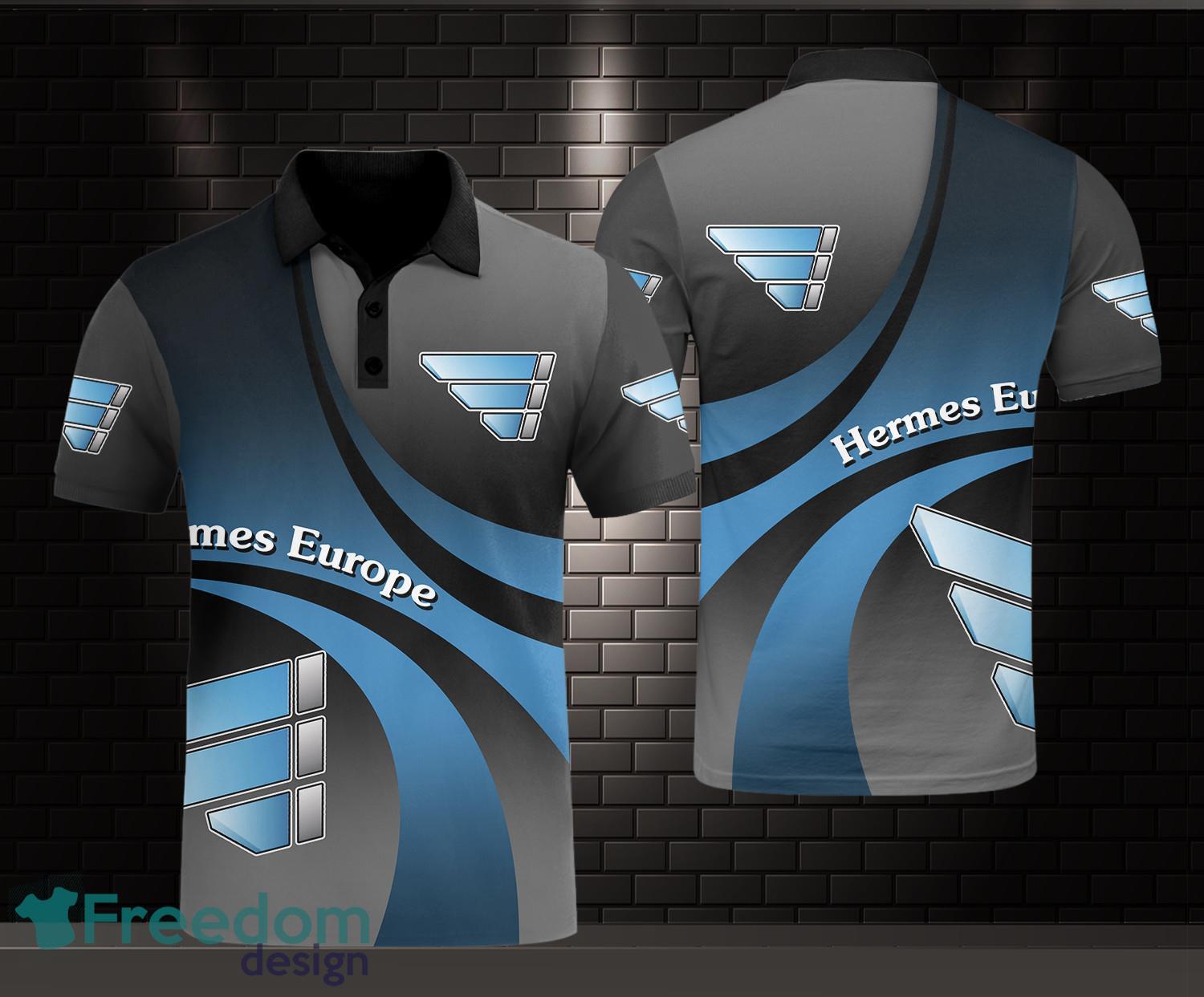 3d All Over Printed Hermes Europe 3D Polo Shirt For Sport Fans Product Photo 1