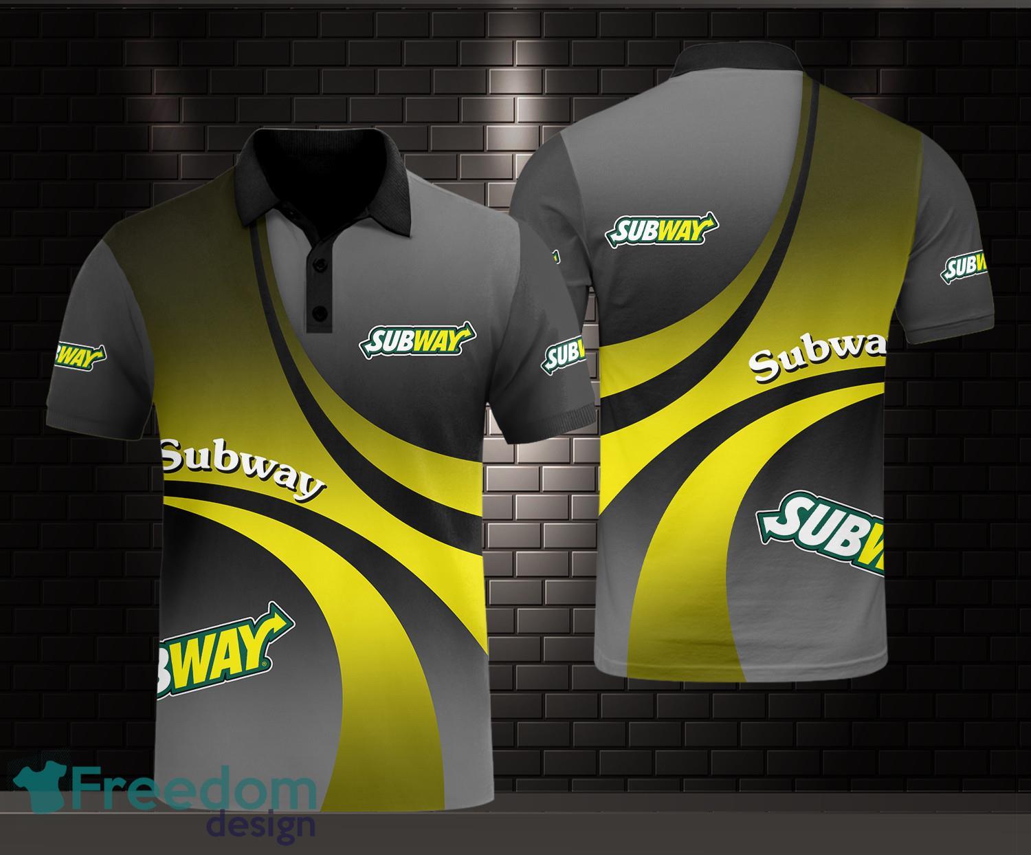 Custom Name 3D All Over Printed Subway 3D T-Shirt For Men And Women