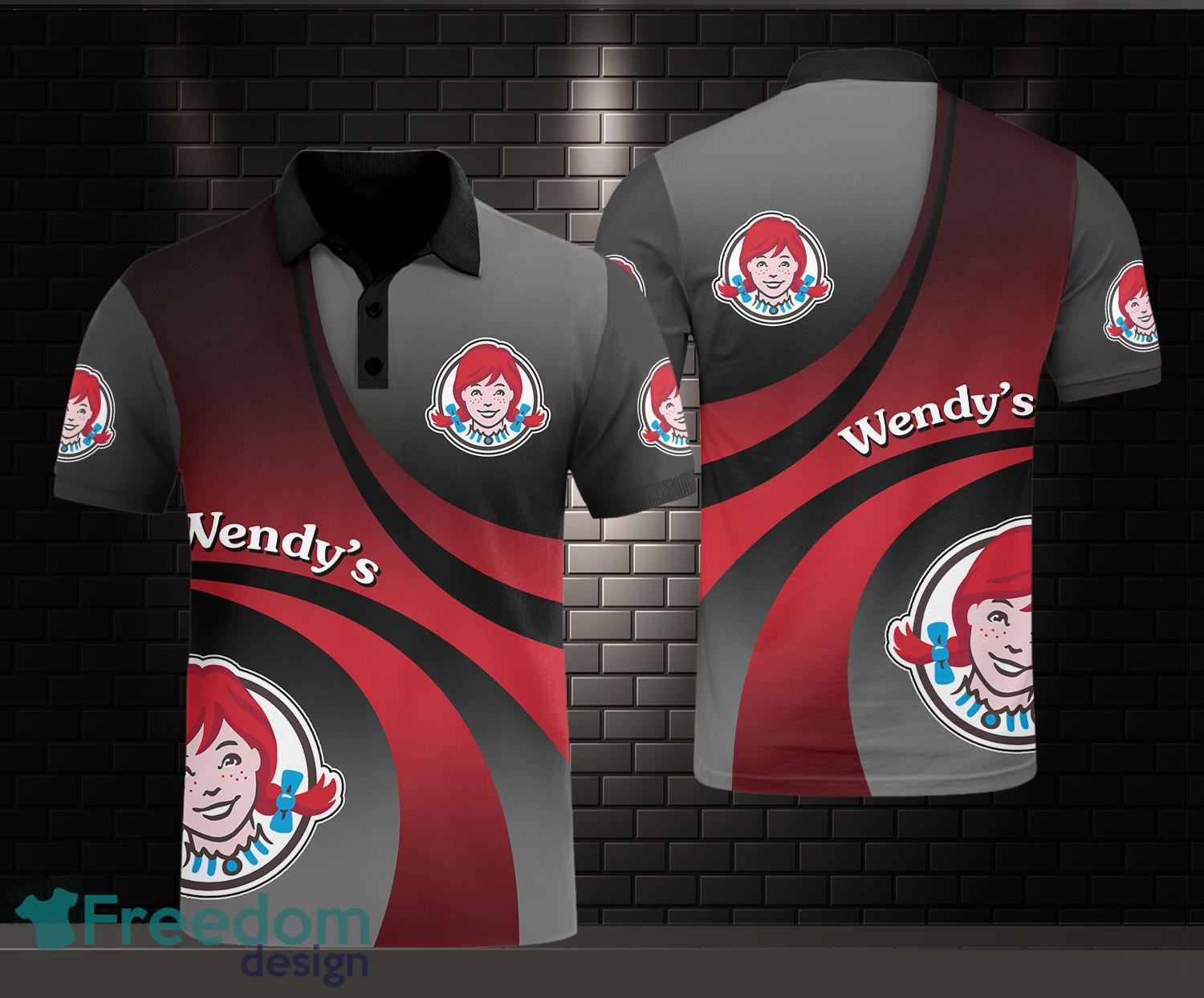 3d All Over Printed Wendy's 3D Polo Shirt For Sport Fans Product Photo 1
