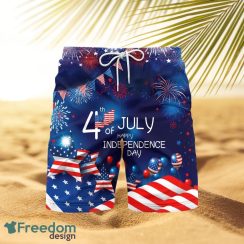 4th Of July US Independence Day Patriotic Beach Shorts For Men ST1501_9671