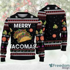 Merry Tacomas Ugly Sweater Christmas Ugly Sweater For Holiday Xmas Family Gift