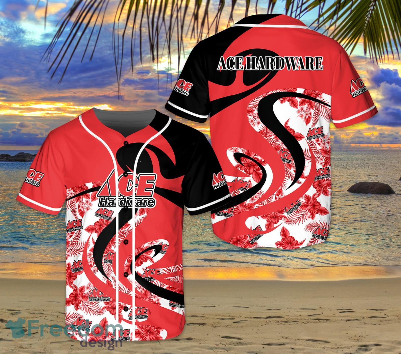 Ace Hardware New Trend 3d Baseball Jersey Shirt For Men And Women Gift Product Photo 1