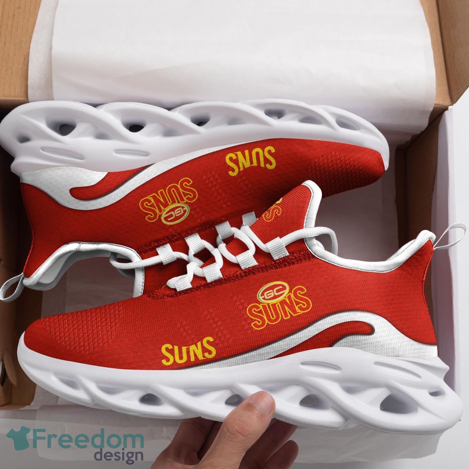 AFL Gold Coast Suns Max Soul Shoes Clunky Sneakers Sport Gift For Men Women Product Photo 1