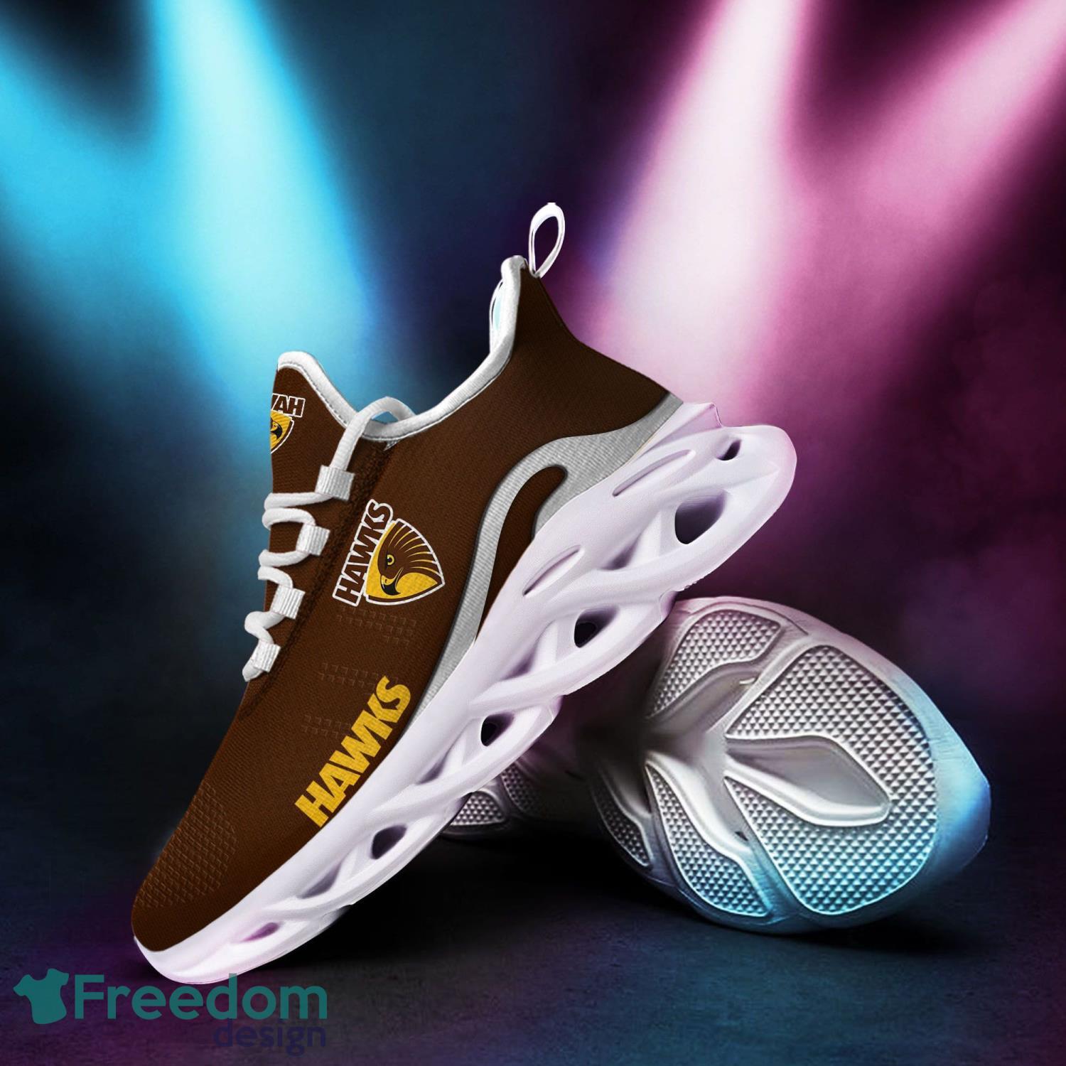 AFL Hawthorn Hawks Max Soul Shoes Clunky Sneakers Sport Gift For Men Women Product Photo 2