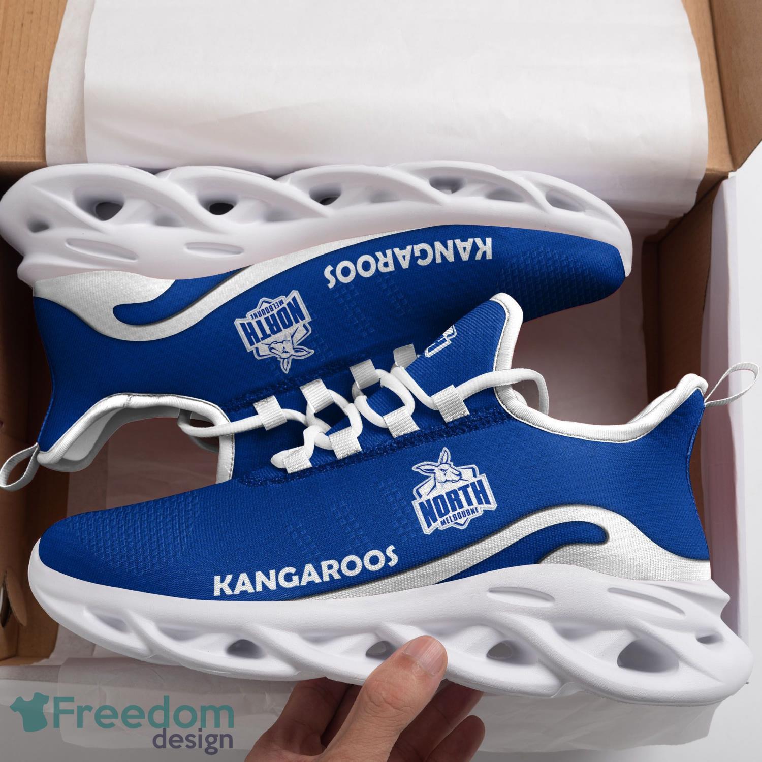 AFL North Melbourne Kangaroos Max Soul Shoes Clunky Sneakers Sport Gift For Men Women Product Photo 1