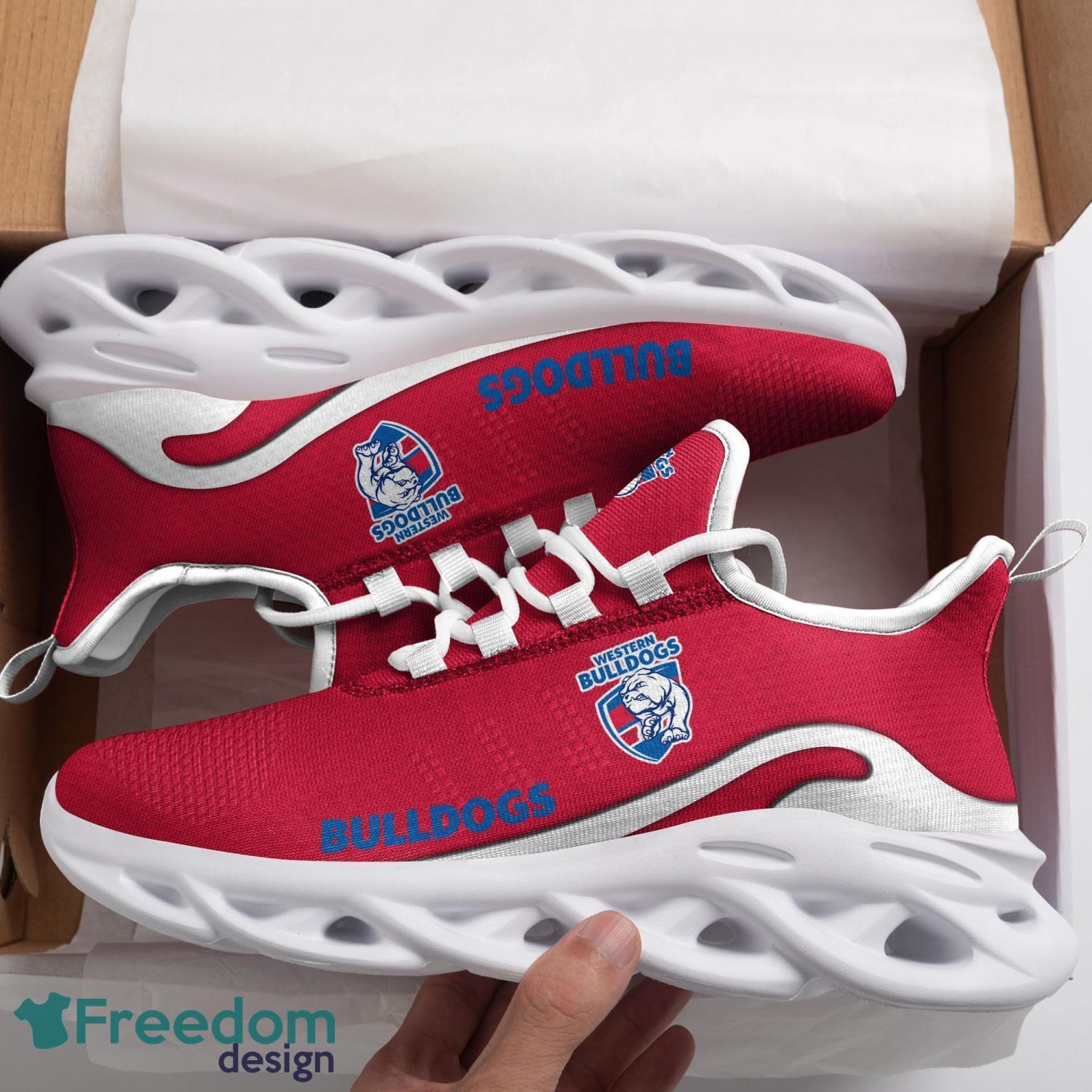 AFL Western Bulldogs Max Soul Shoes Clunky Sneakers Sport Gift For Men Women Product Photo 1