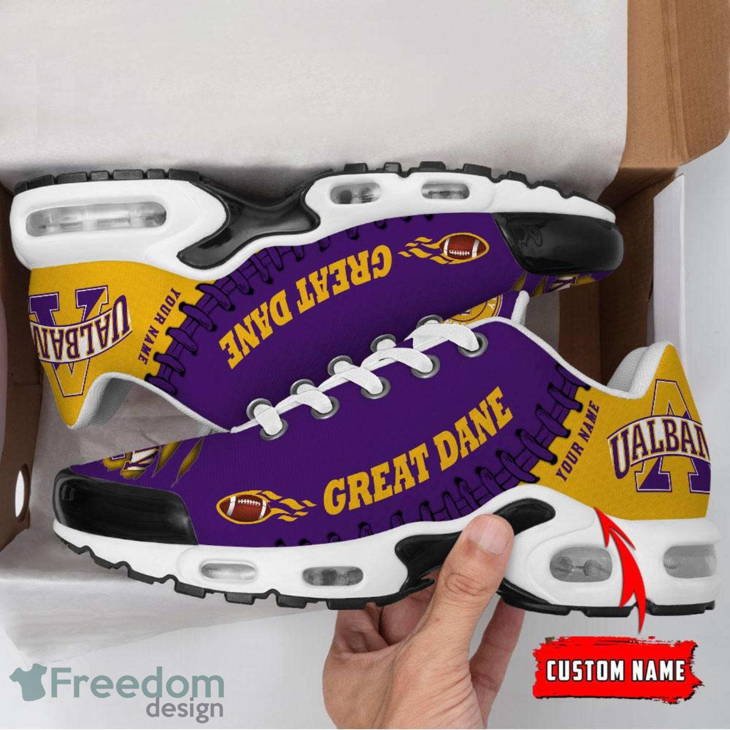 Albany Great Danes Air Cushion Sport Shoes Custom Name Special Gift For Fans image Albany Great Danes Air Cushion Sport Shoes Custom Name Special Gift For Fans Product Photo 2