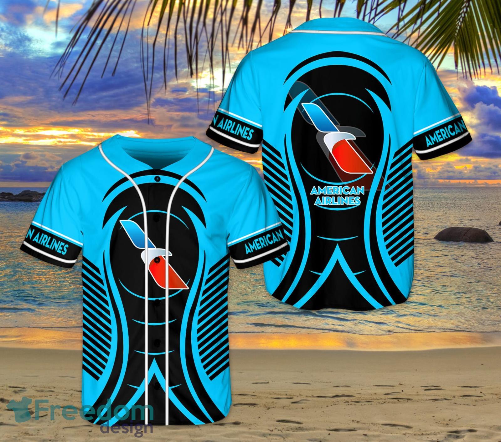 American Airlines 3D Baseball Jersey Shirt For Men And Women Gift Product Photo 1