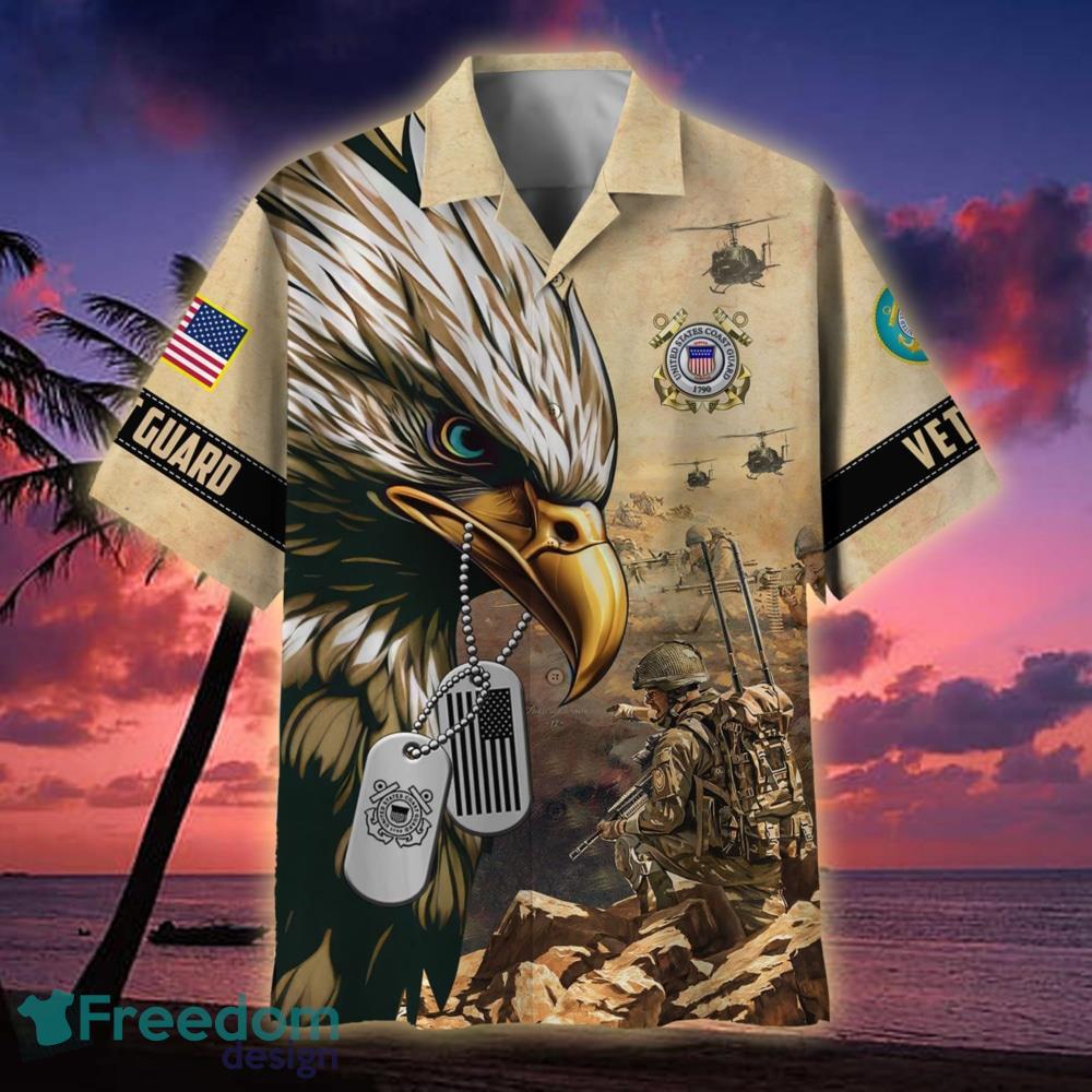 American Pride Eagle Personalized Name 3D Polo Shirt Gift for Dad