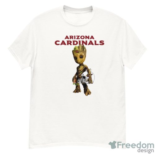 Arizona Cardinals NFL Football Groot Marvel Guardians Of The Galaxy T Shirt - G500 Men’s Classic T-Shirt