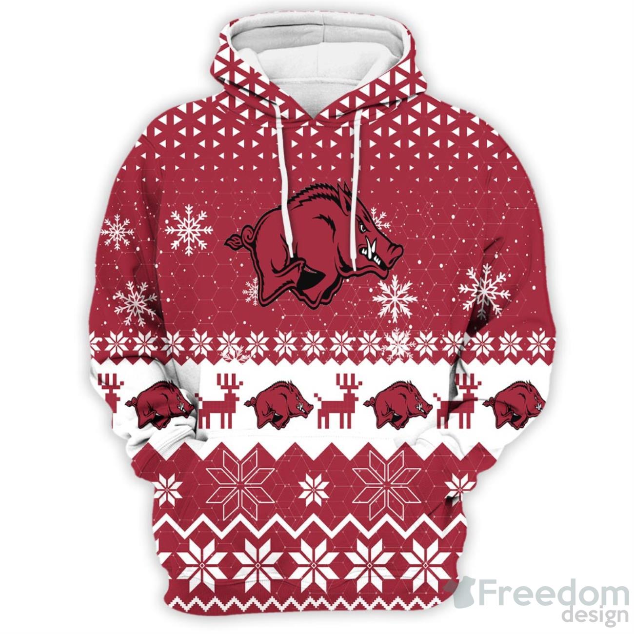 Arkansas Razorbacks Sports 3D Pullover Hoodie image Arkansas Razorbacks Sports 3D Pullover Hoodie Product Photo 2