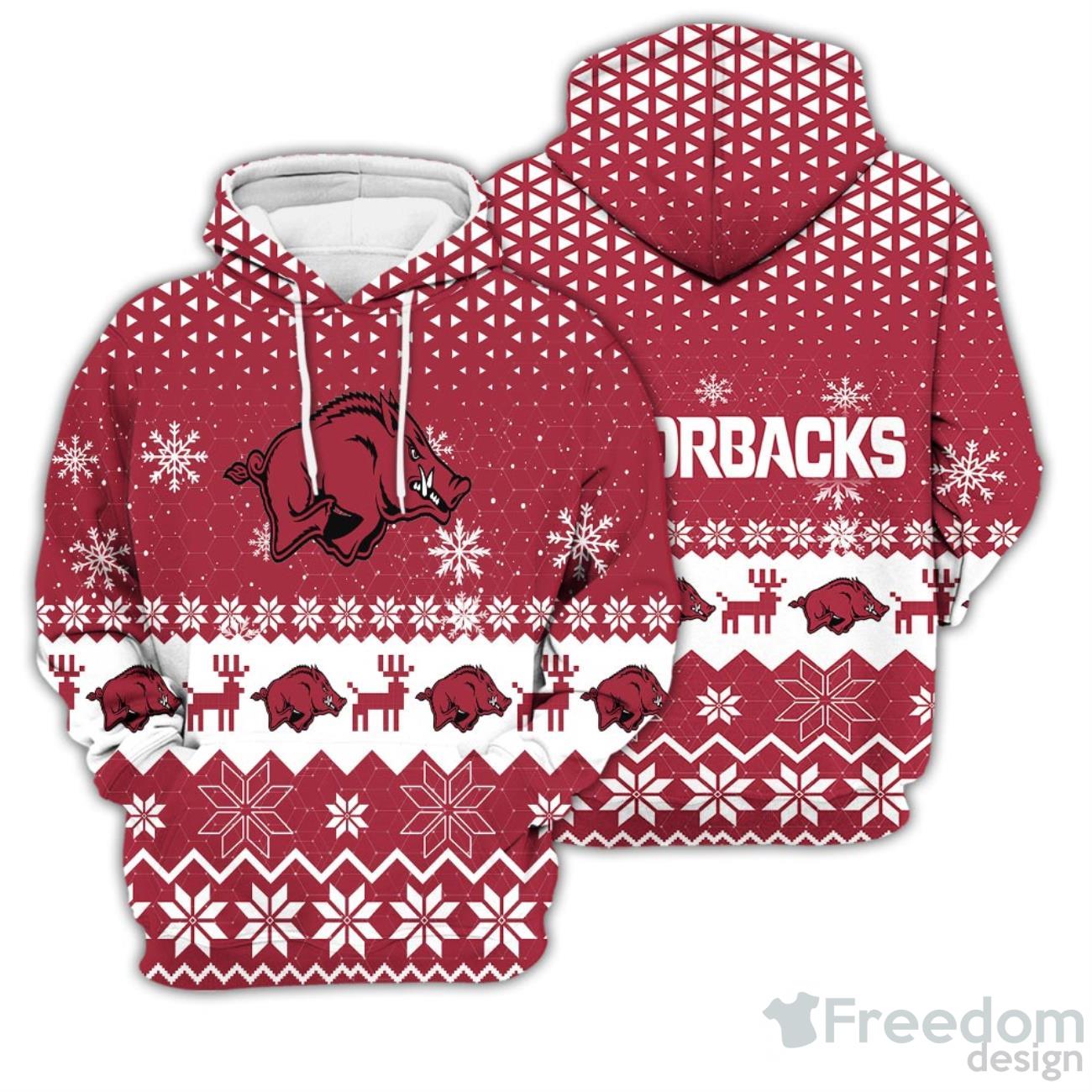 Arkansas Razorbacks Sports 3D Pullover Hoodie image Arkansas Razorbacks Sports 3D Pullover Hoodie Product Photo 1
