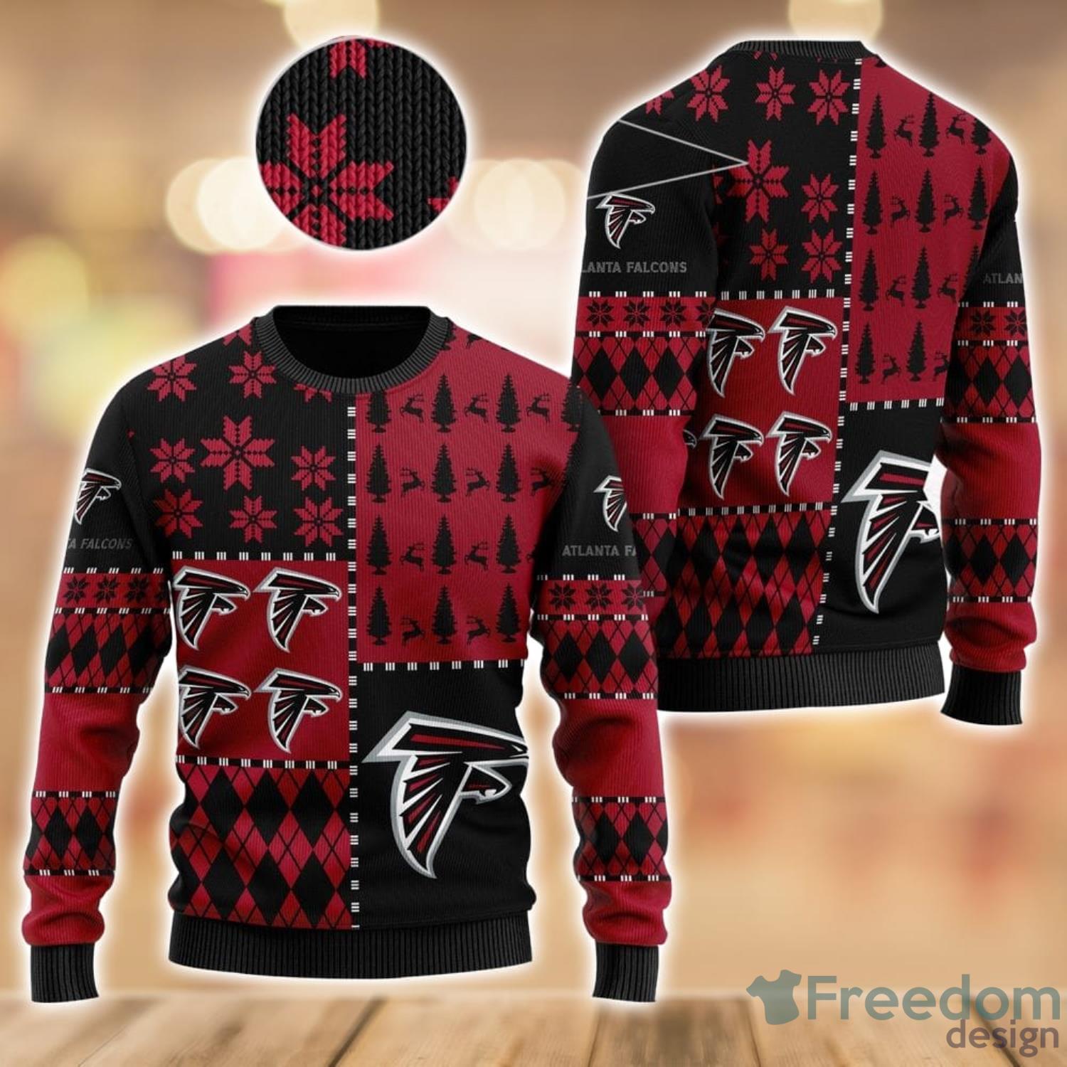 Atlanta Falcons Ugly Christmas Sweater 3D Gift For Fans