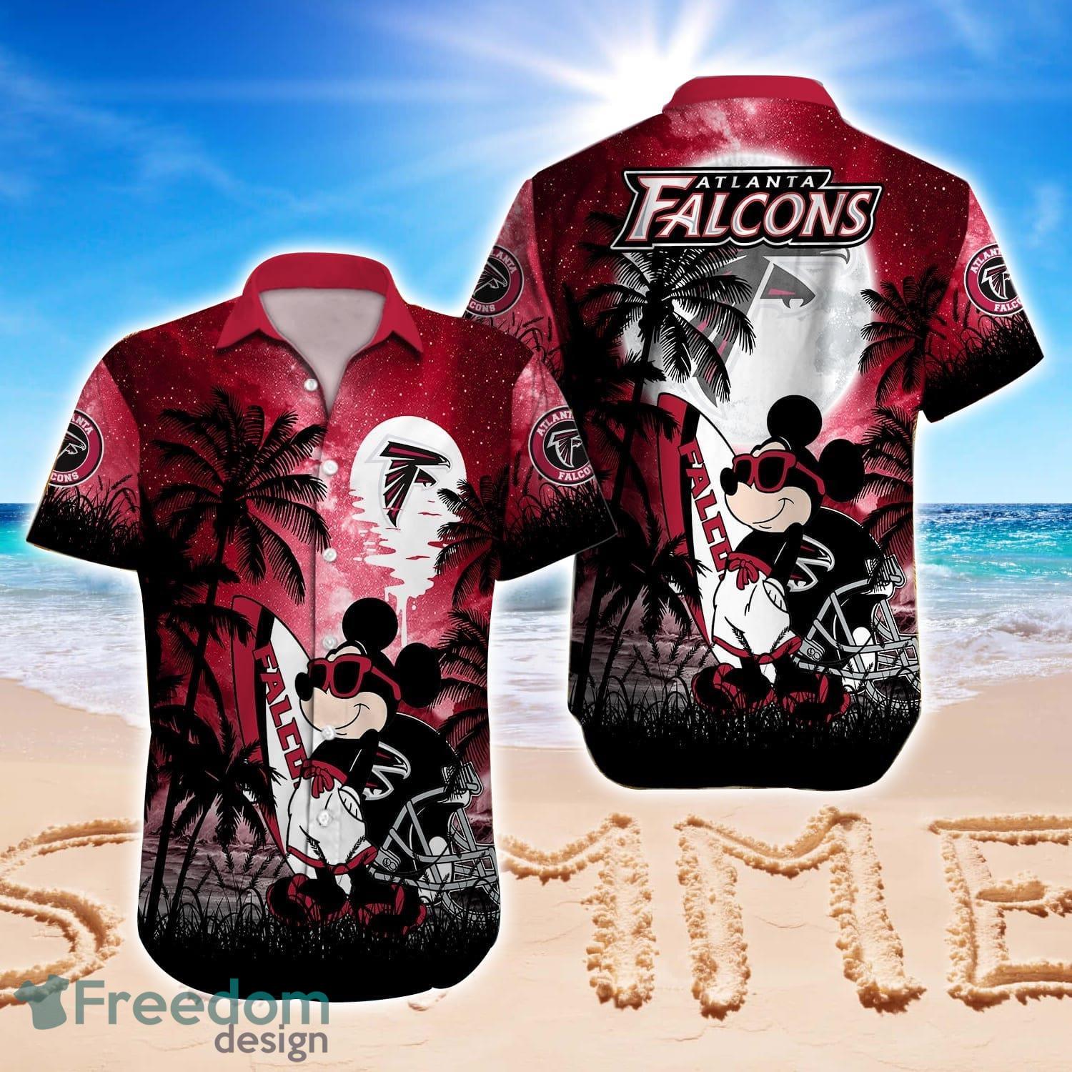 Atlanta Falcons NFL Team Logo Baby Yoda Hawaiian Shirt Product Photo 1