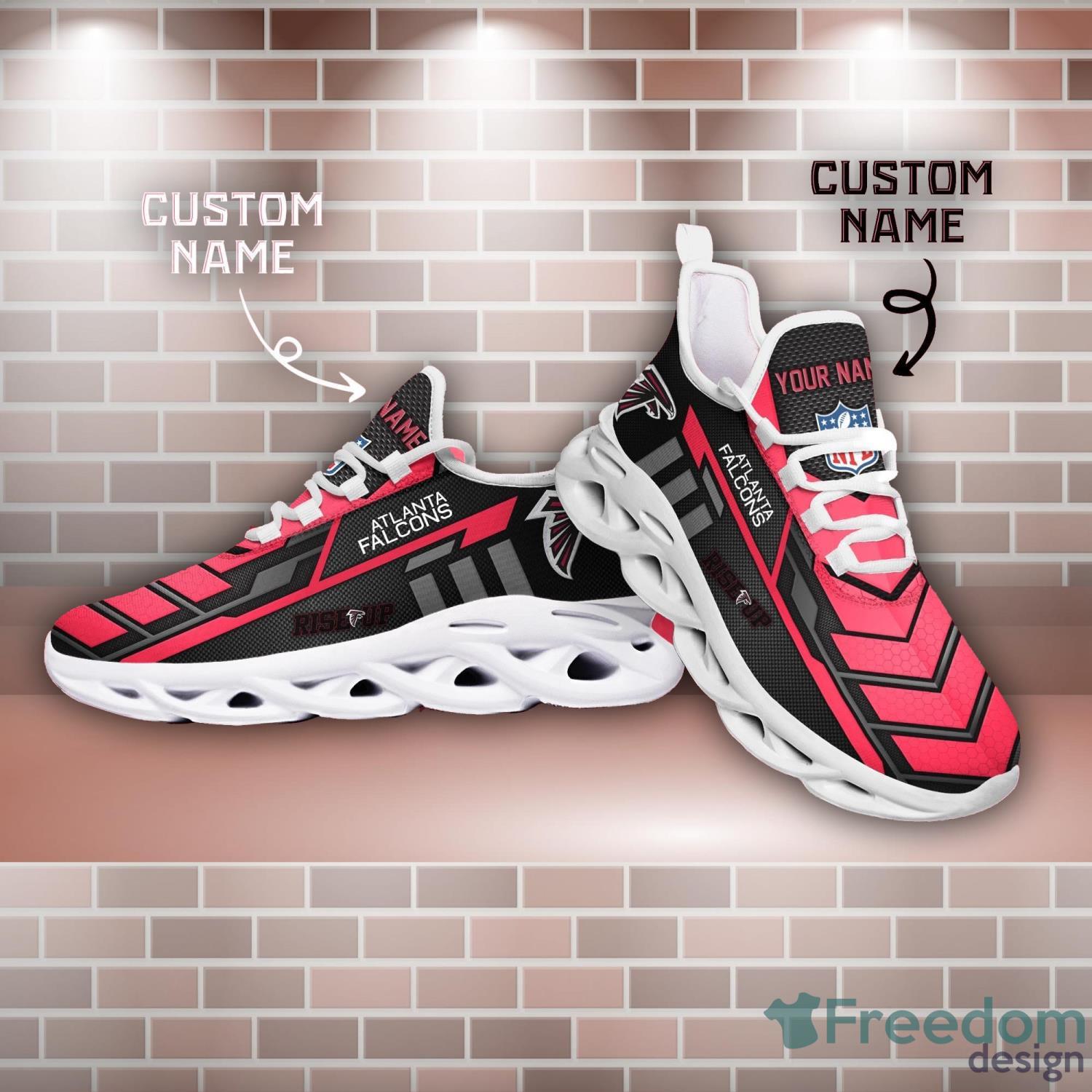 Atlanta Falcons NFL Ultra Custom Name Max Soul Shoes New Trend Running Sport Sneakers Product Photo 1