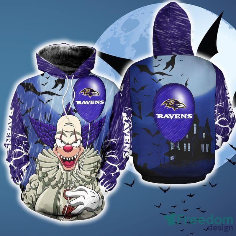 NFL Baltimore Ravens 3D Hoodie Style Gift Men Women