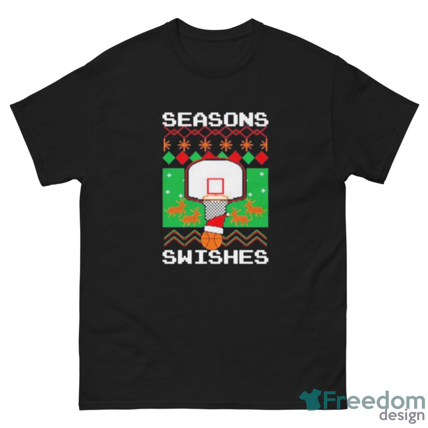 Basketball seasons swishes ugly Christmas shirt - G500 Men’s Classic Tee