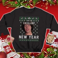 Bill & Ted’s Excellent Adventure Sweatshirt Ted T Shirt Have An Excellent New Year Christmas Sweatshirt
