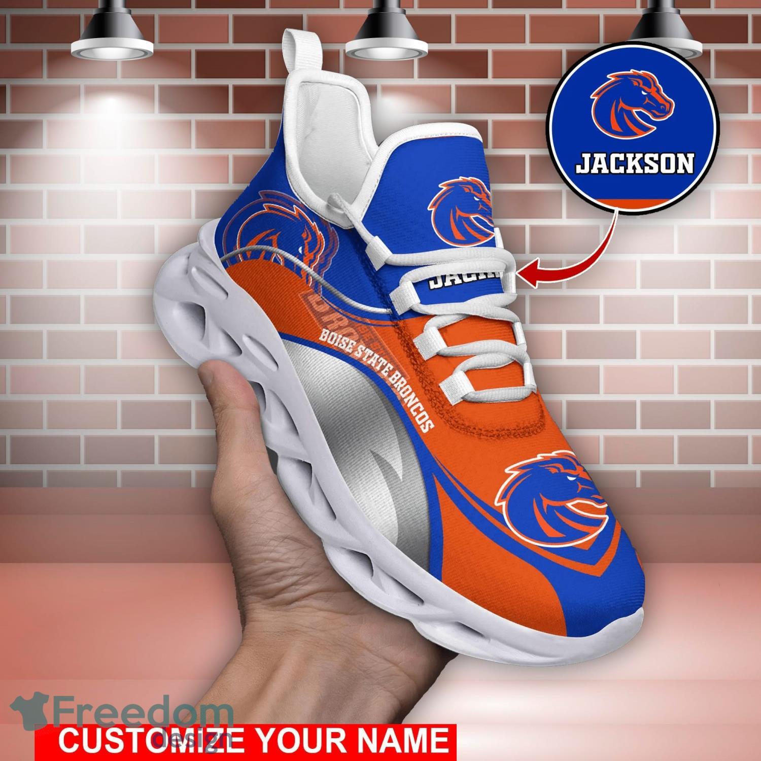 Custom Name Shoes Houston Astros Striped Max Soul Shoes Sport Sneakers -  Banantees