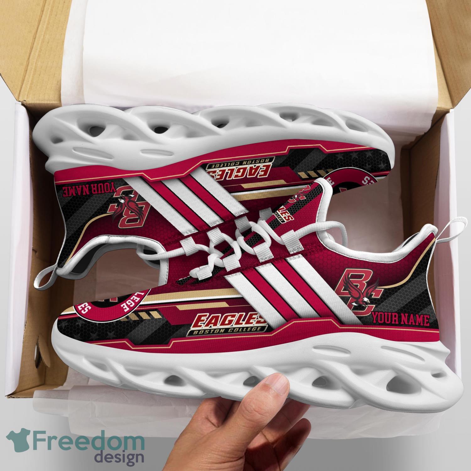 Boston College Eagles Logo Running Sneaker Max Soul Shoes In