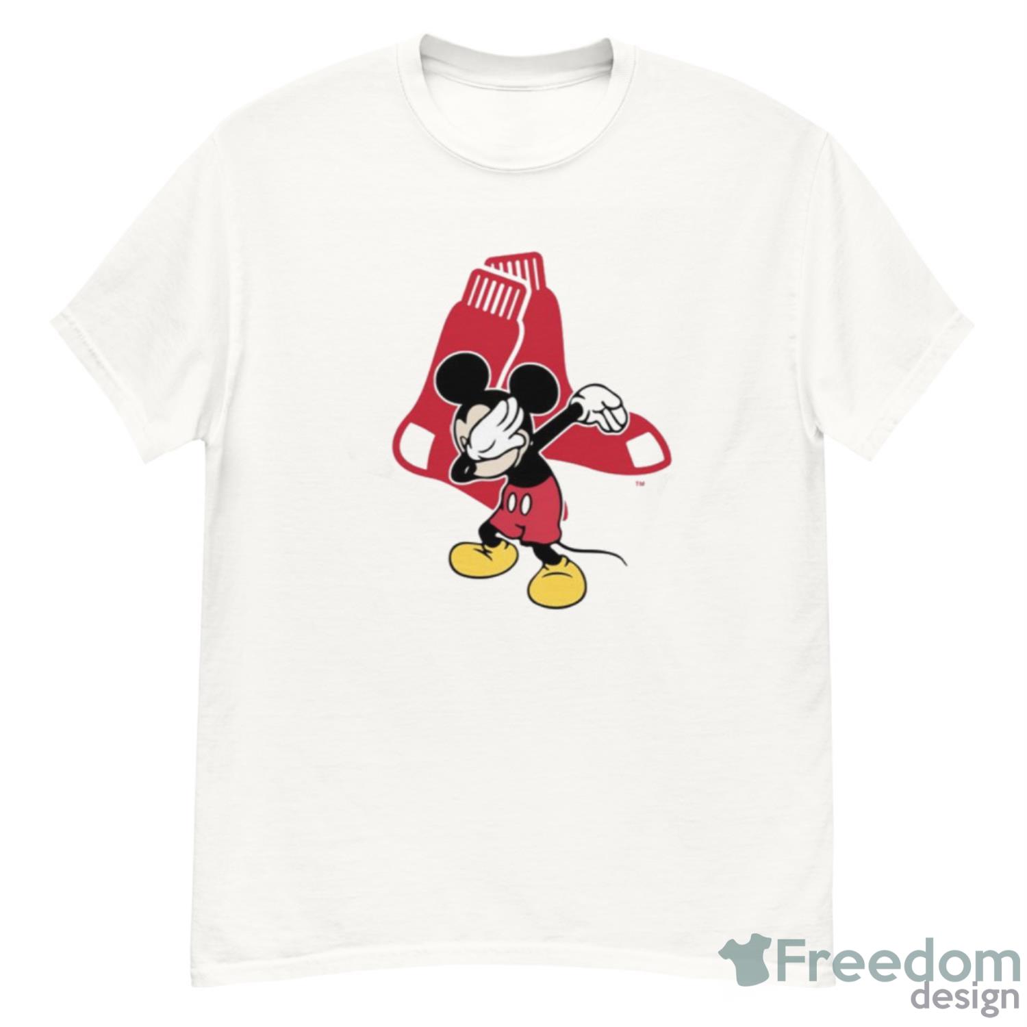 Boston Red Sox MLB Baseball Dabbing Mickey Disney Sports T Shirt