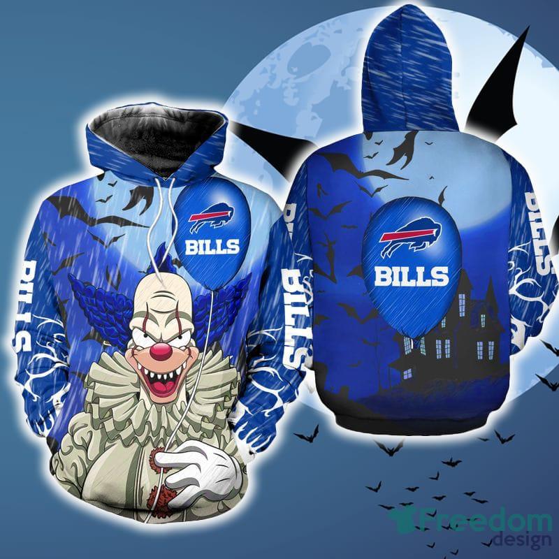 Electric Buffalo Bills Skull Hoodies Halloween Full Printed 3D Hoodie, Zip  Hoodie - Banantees