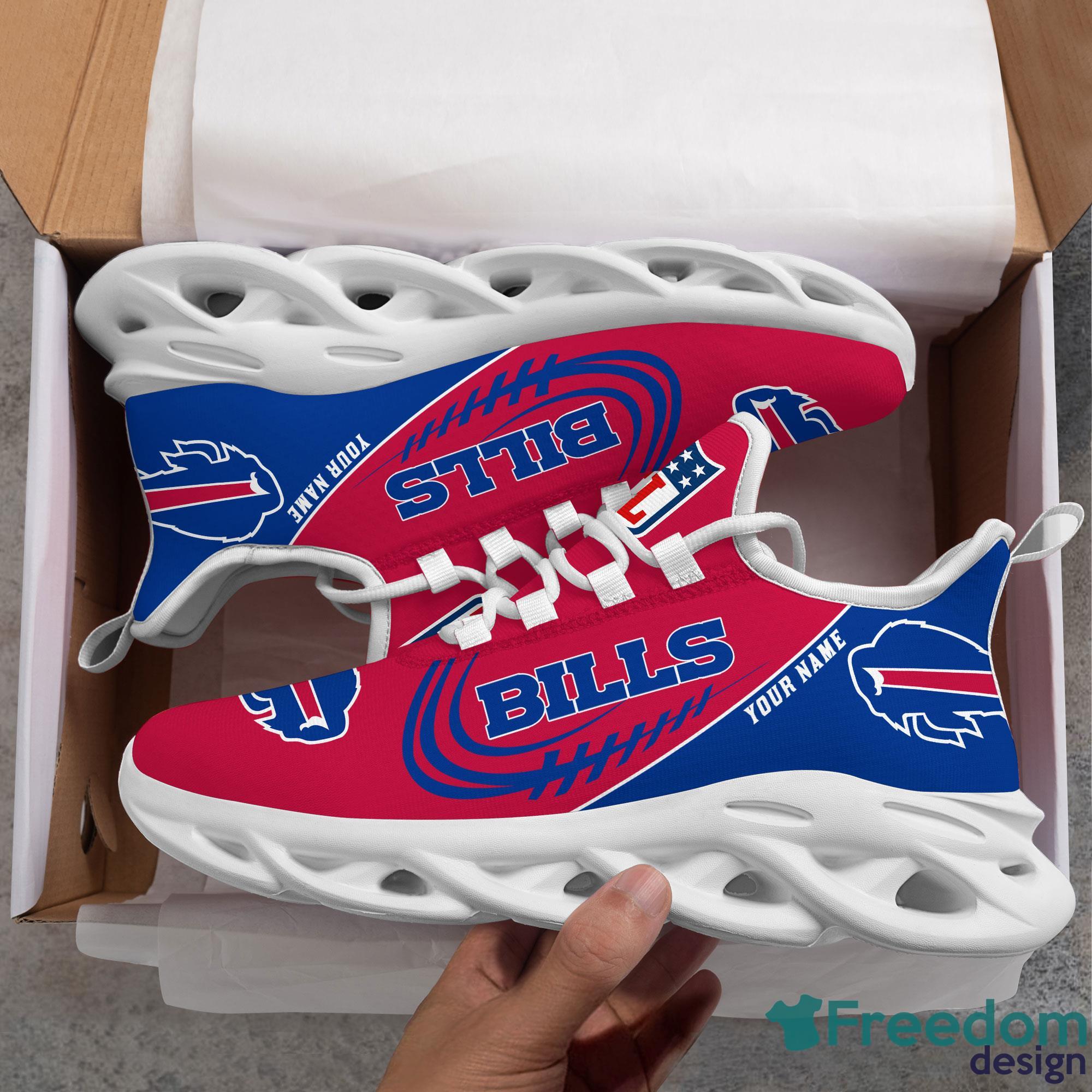 Buffalo Bills Max Soul Sneakers Custom Name Running Shoes For Fans