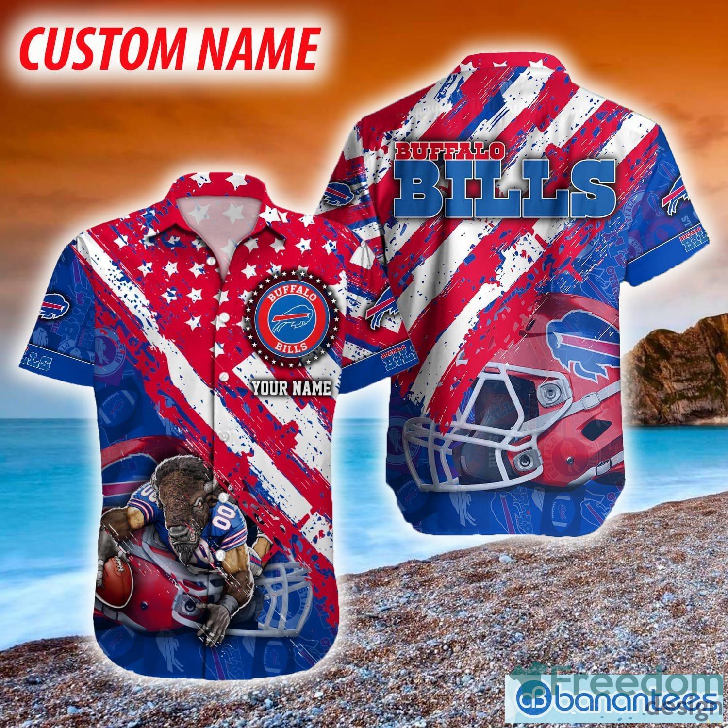 Buffalo Bills Custom Name NFL 3D Polo Shirt Sport Gift - Banantees