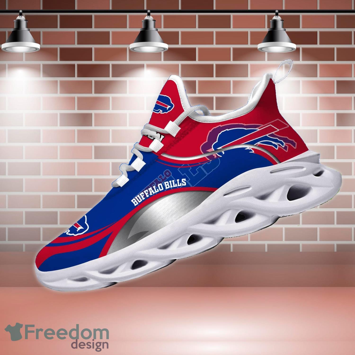 Buffalo Bills NFL New Clunky Sneaker Style 4 Max Soul Shoes For