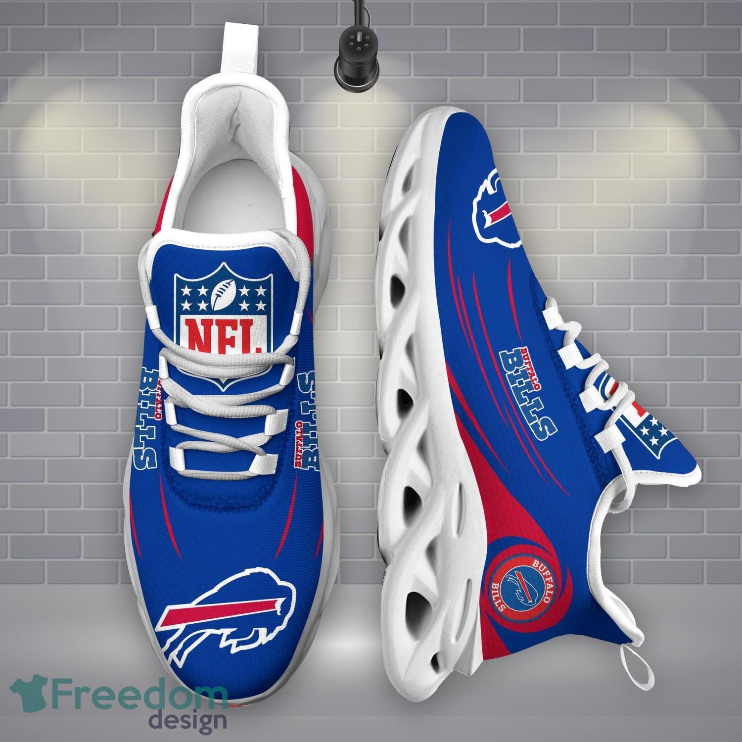 Buffalo Bills Football Air Mesh Running Shoes Sport Team For Men