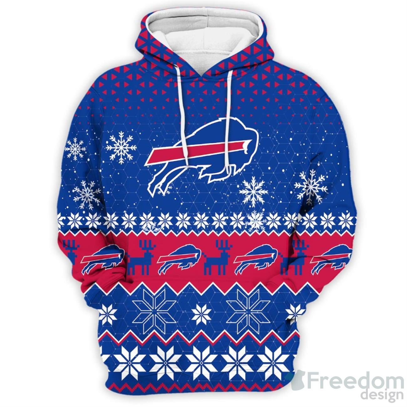 Buffalo Bills Hoodies Pullover Hooded Sweatshirts Men's