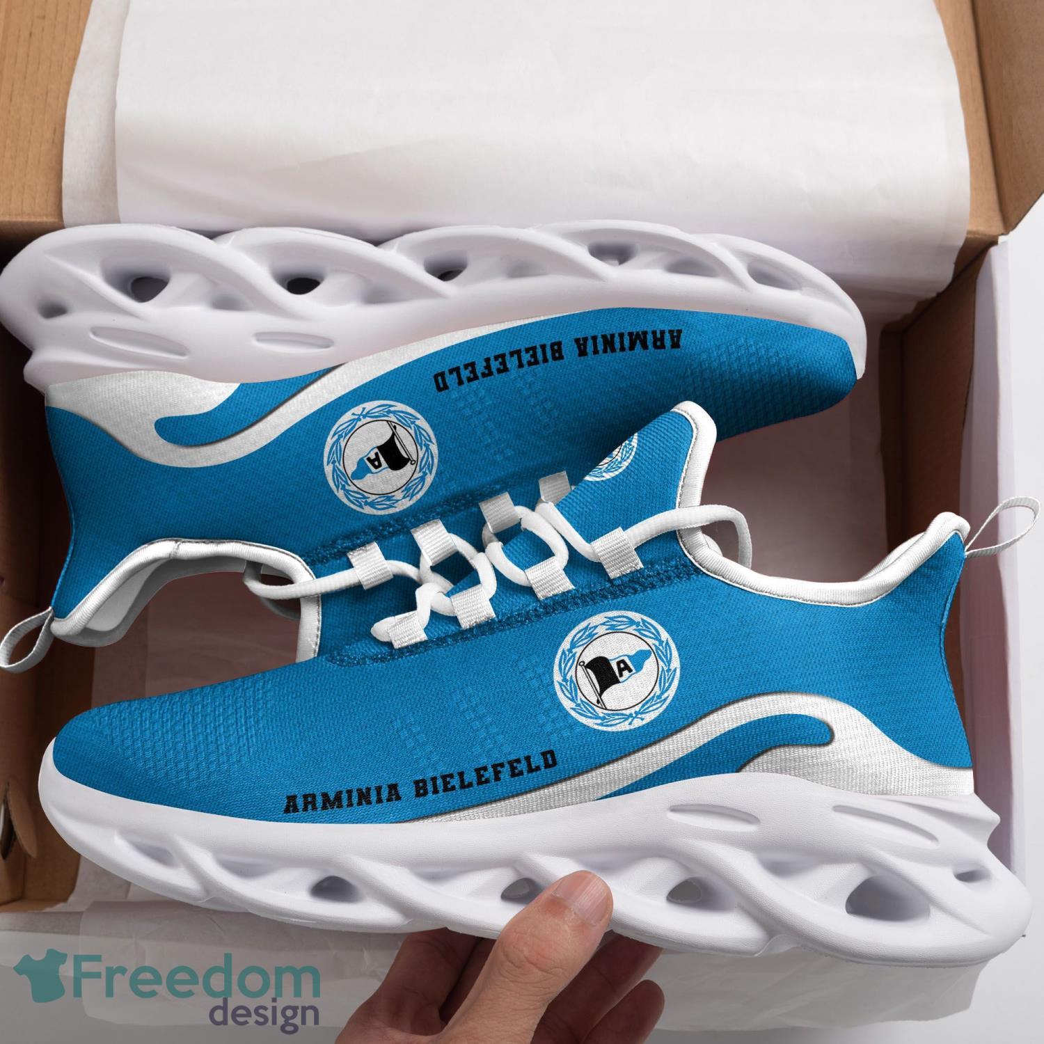 Bundesliga Arminia Bielefeld Max Soul Shoes Clunky Sneakers Sport Gift For Men Women Product Photo 1