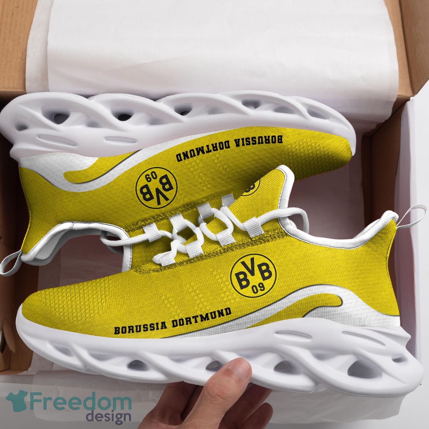 Bundesliga Borussia Dortmund Max Soul Shoes Clunky Sneakers Sport Gift For Men Women Product Photo 1