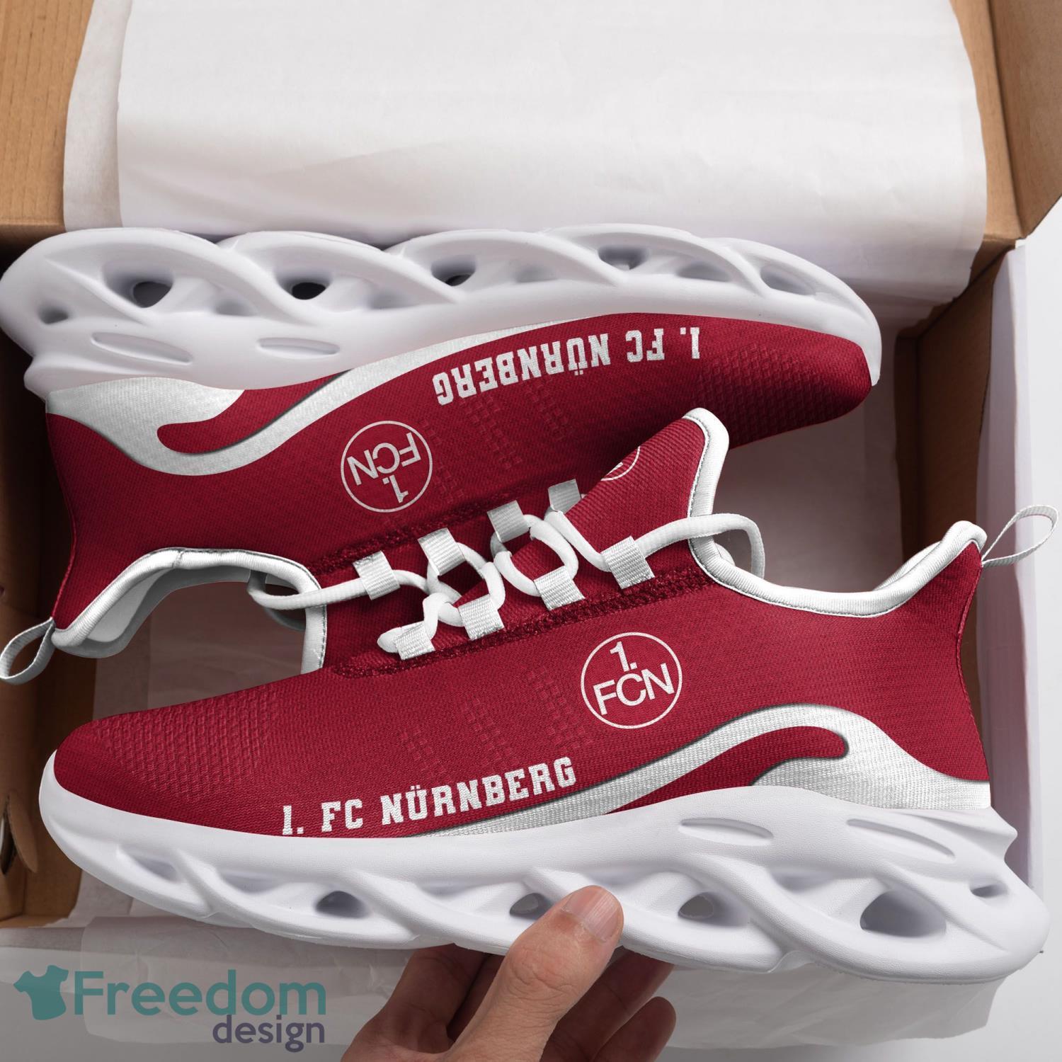 Bundesliga FC Nuremberg Max Soul Shoes Clunky Sneakers Sport Gift For Men Women Product Photo 1