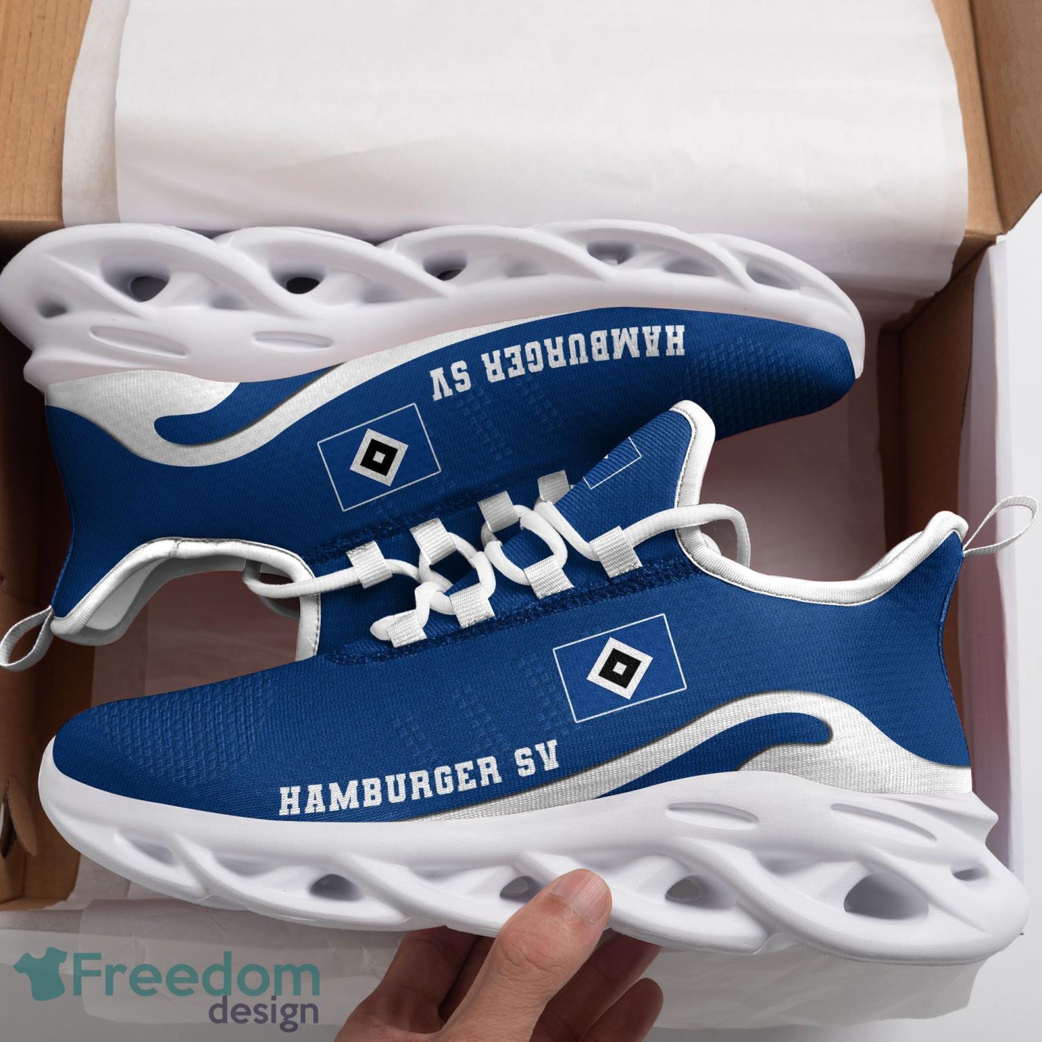 Bundesliga Hamburger SV Max Soul Shoes Clunky Sneakers Sport Gift For Men Women Product Photo 1