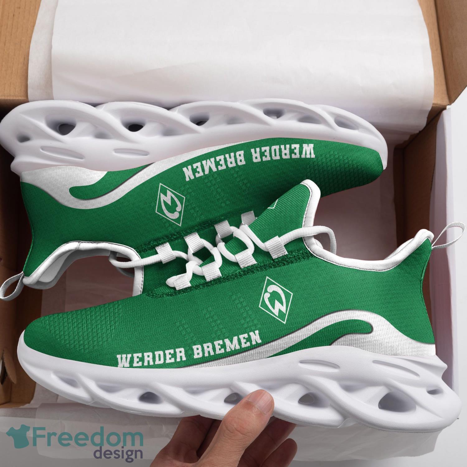 Bundesliga Werder Bremen Max Soul Shoes Clunky Sneakers Sport Gift For Men Women Product Photo 1