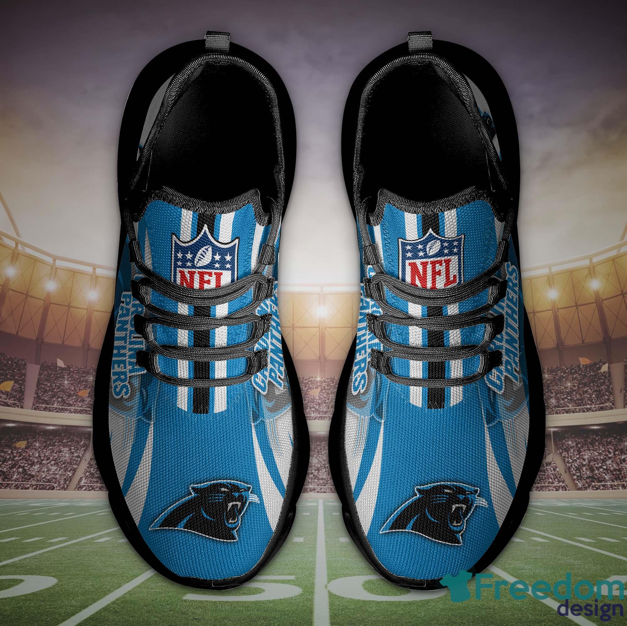 Carolina Panthers NFL Collection Max Soul Shoes Personalized Name