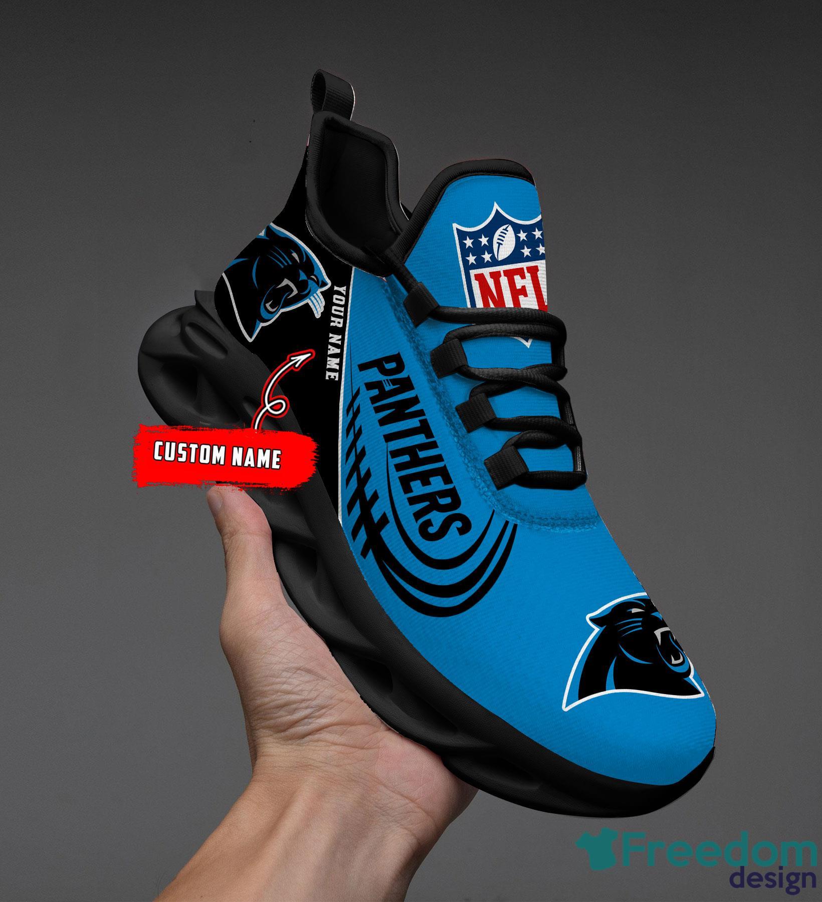 Carolina Panthers Fans Custom Name Air Jordan 13 Sneaker Shoes -  Freedomdesign