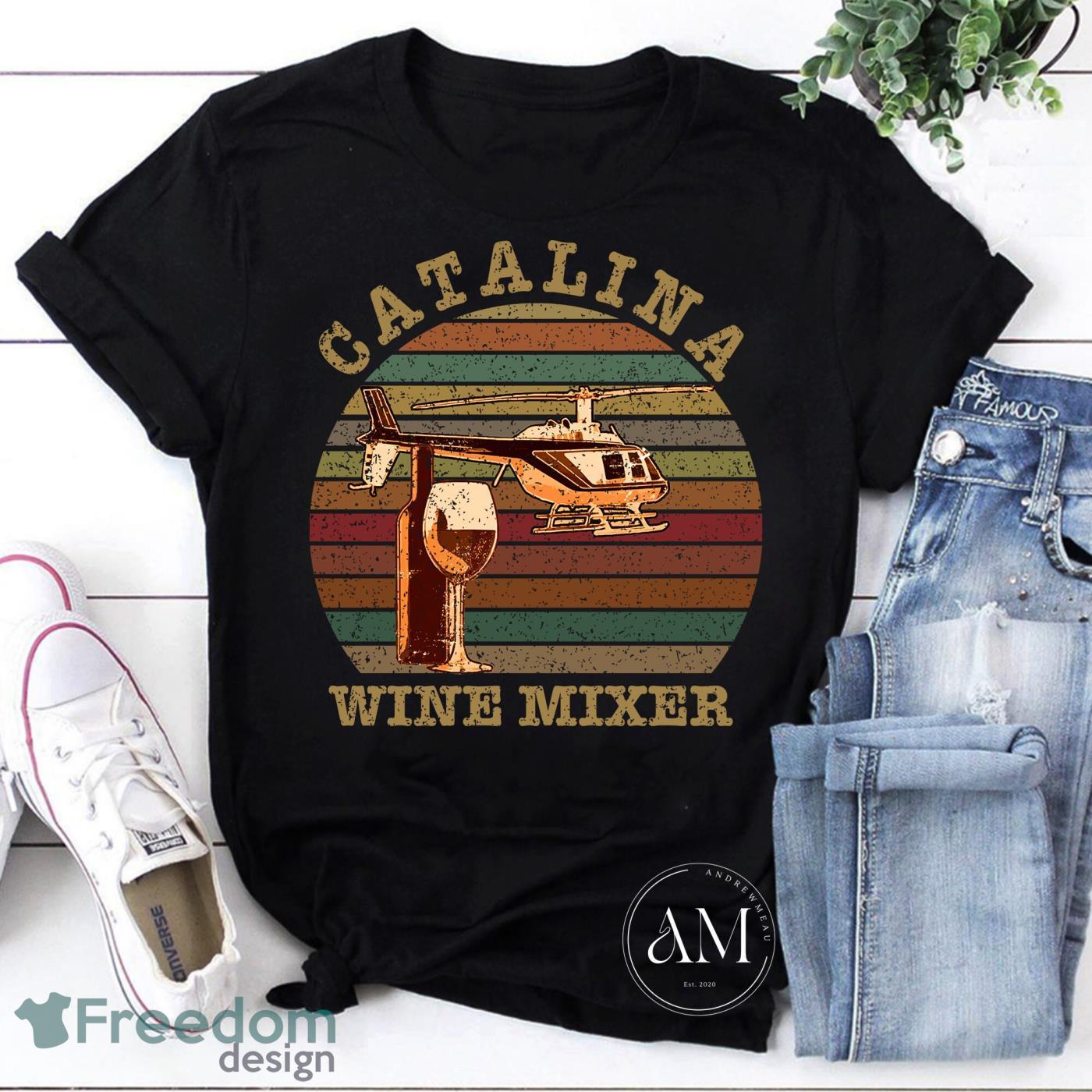 Cataline Wine Mixer Vintage T-Shirt Product Photo 1