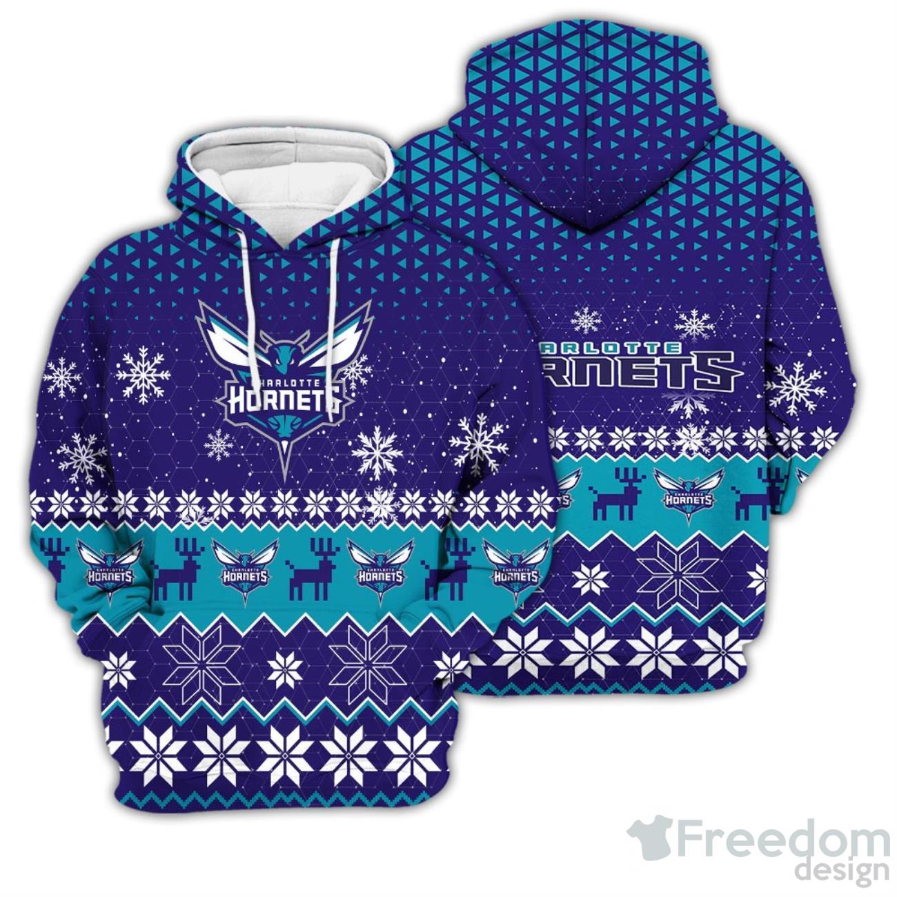 Charlotte Hornets Sports 3D Pullover Hoodie - Freedomdesign