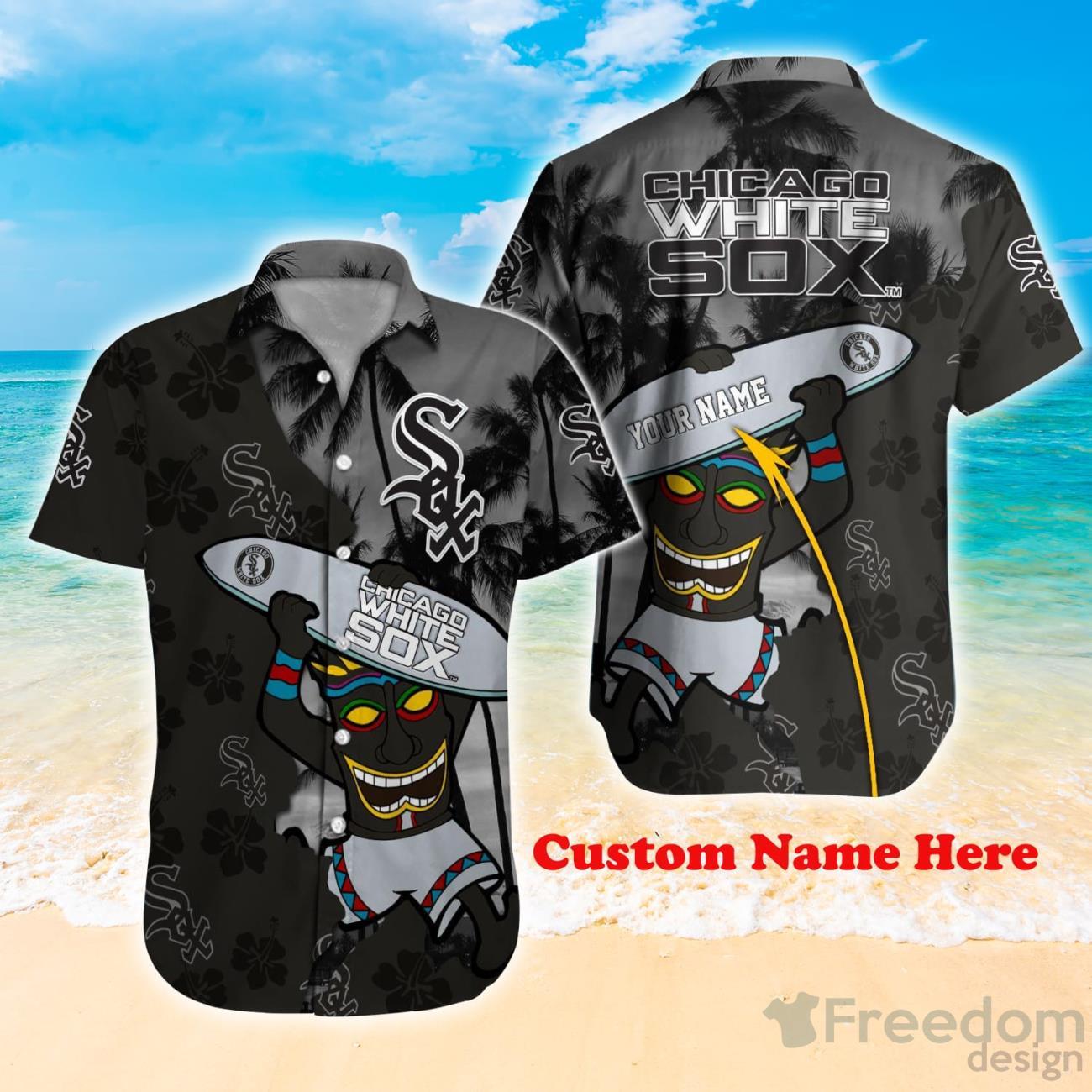 Chicago Blackhawks NHL Custom Name Hawaiian Shirt For Men Women Gift For  Fan - Freedomdesign