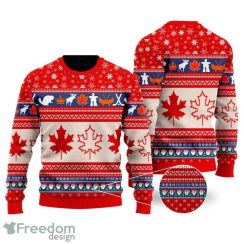 Christmas Canada Maple Leaf Ugly Christmas Sweater Christmas Gift