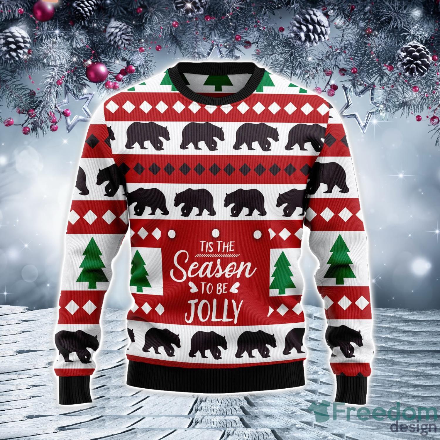 Men's Tis The Season Football Christmas Jumper