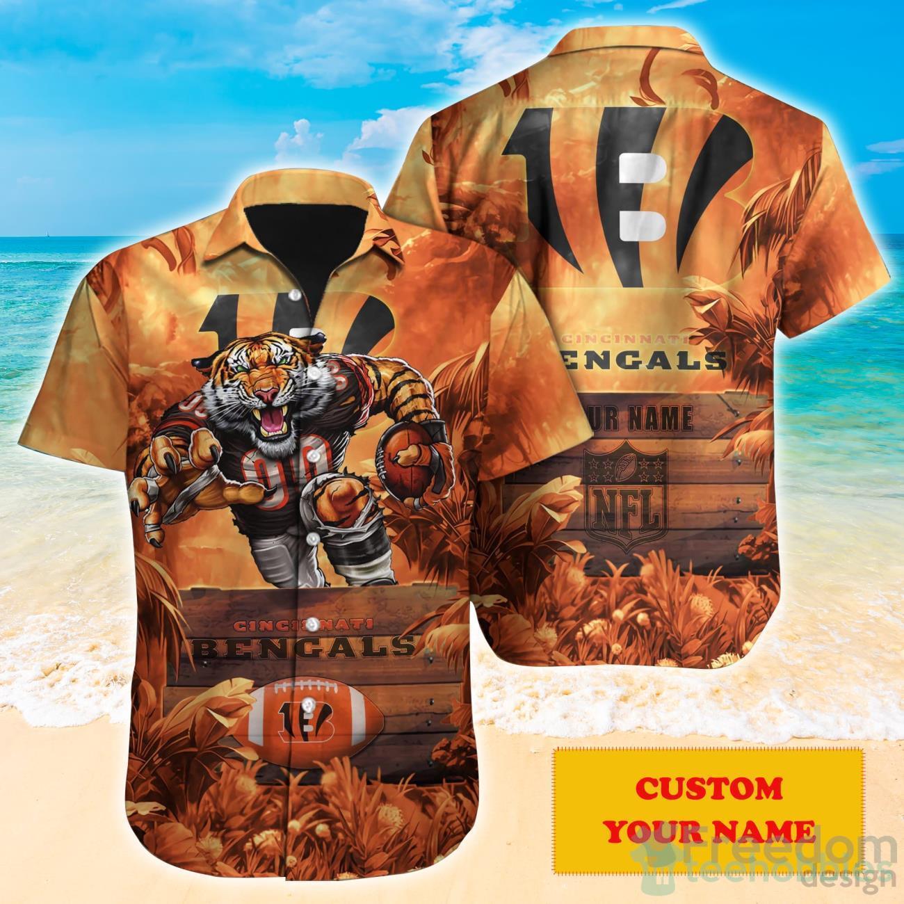 Bengals Beachwear For Men Nfl Sport Hawaiian Shirt –