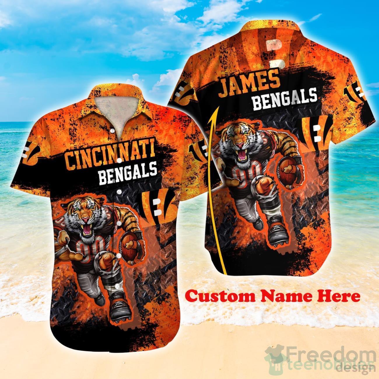 Cincinnati Bengals NFL Custom Name And Number Baseball Jersey Shirt -  Freedomdesign