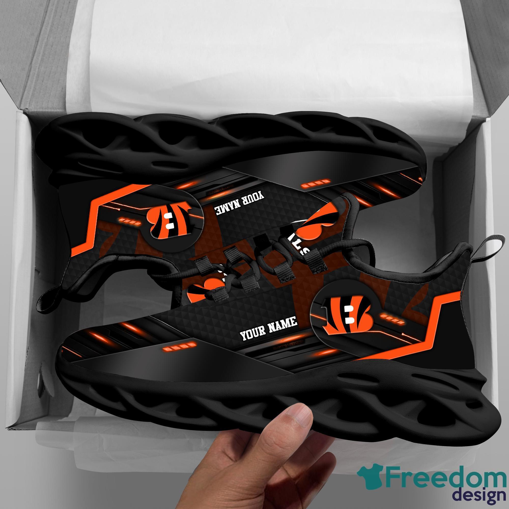 Cincinnati Bengals Custom Name NFL Max Soul Shoes Chunky Sneakers Gift For  Fans - Banantees