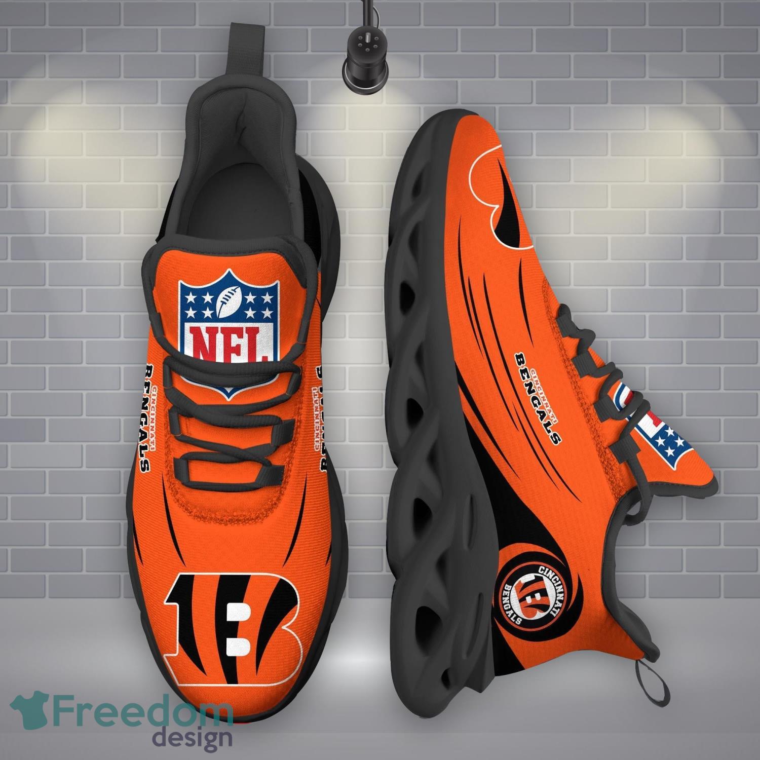 Cincinnati Bengals NFLMax Soul Shoes New Sport Gift Running Sneakers Product Photo 1