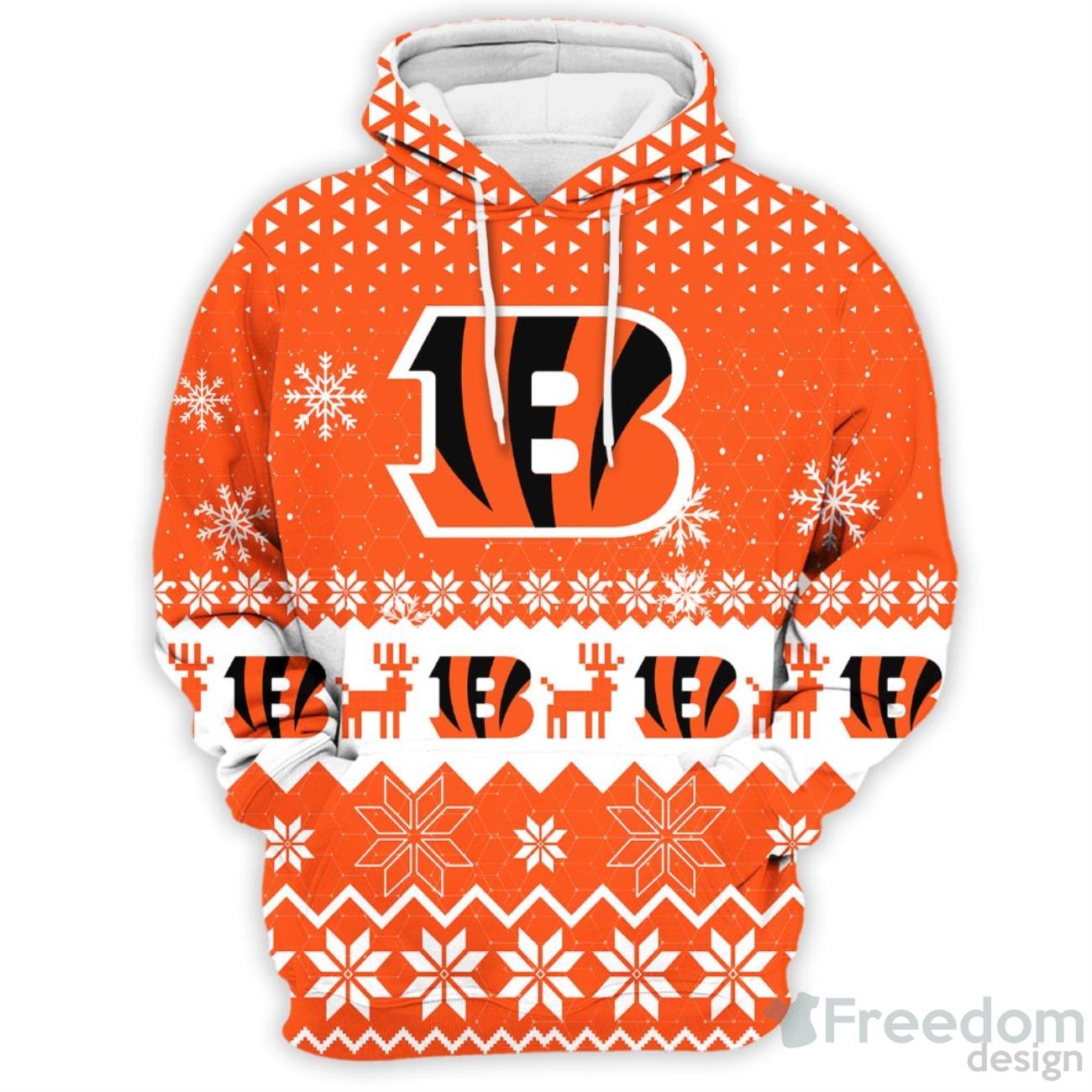 Cincinnati Bengals 3D Hoodie Pullover Sweatshirt NFL for fans