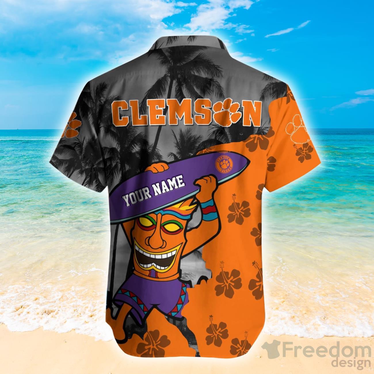 Clemson Tigers NCAA1 Hawaiian Shirt 4th Of July Independence Day Special  Gift For Men And Women Fans